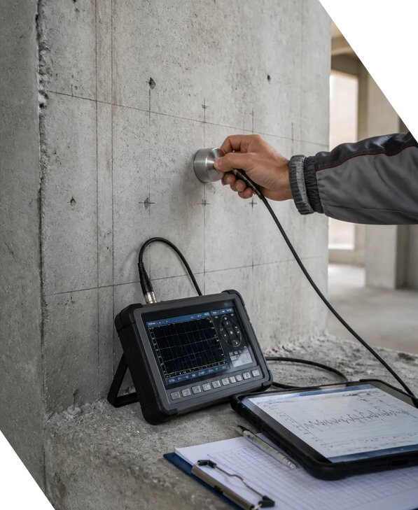 Неразрушающий контроль бетона строительных конструкций в Павлове